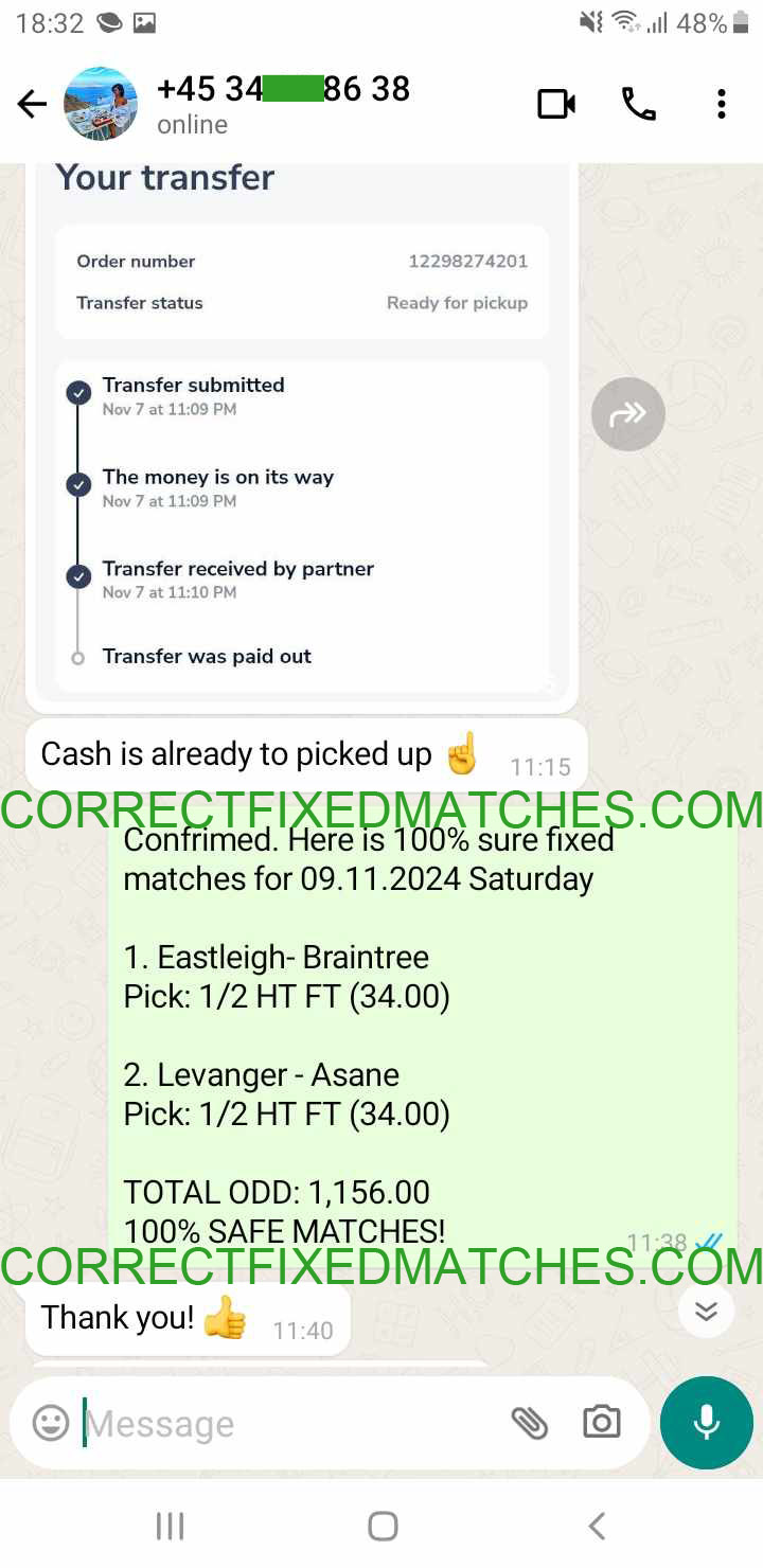 Correct Fixed Matches