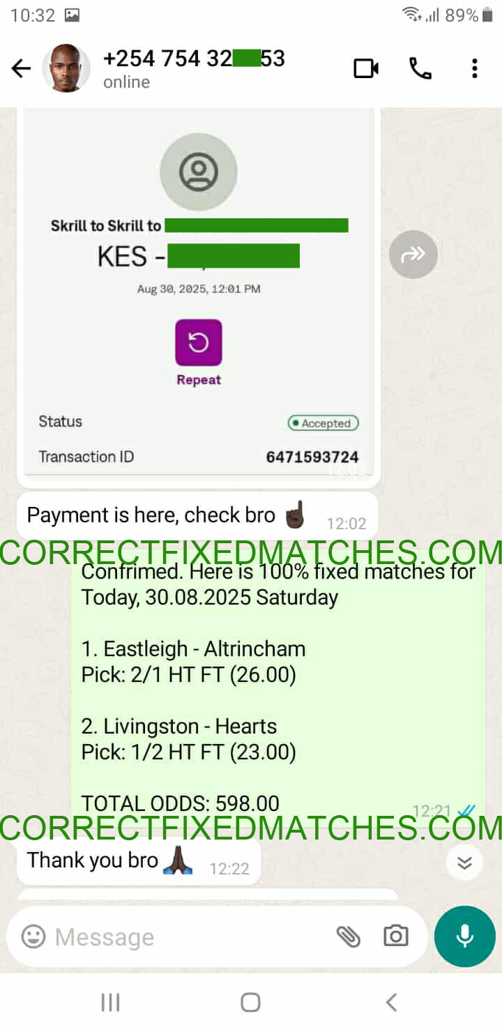 Correct Fixed Matches