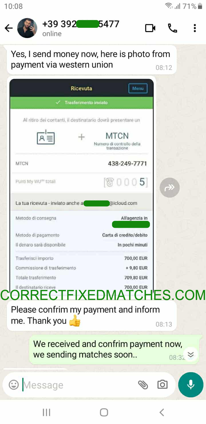 Fixed Match 100% Sure