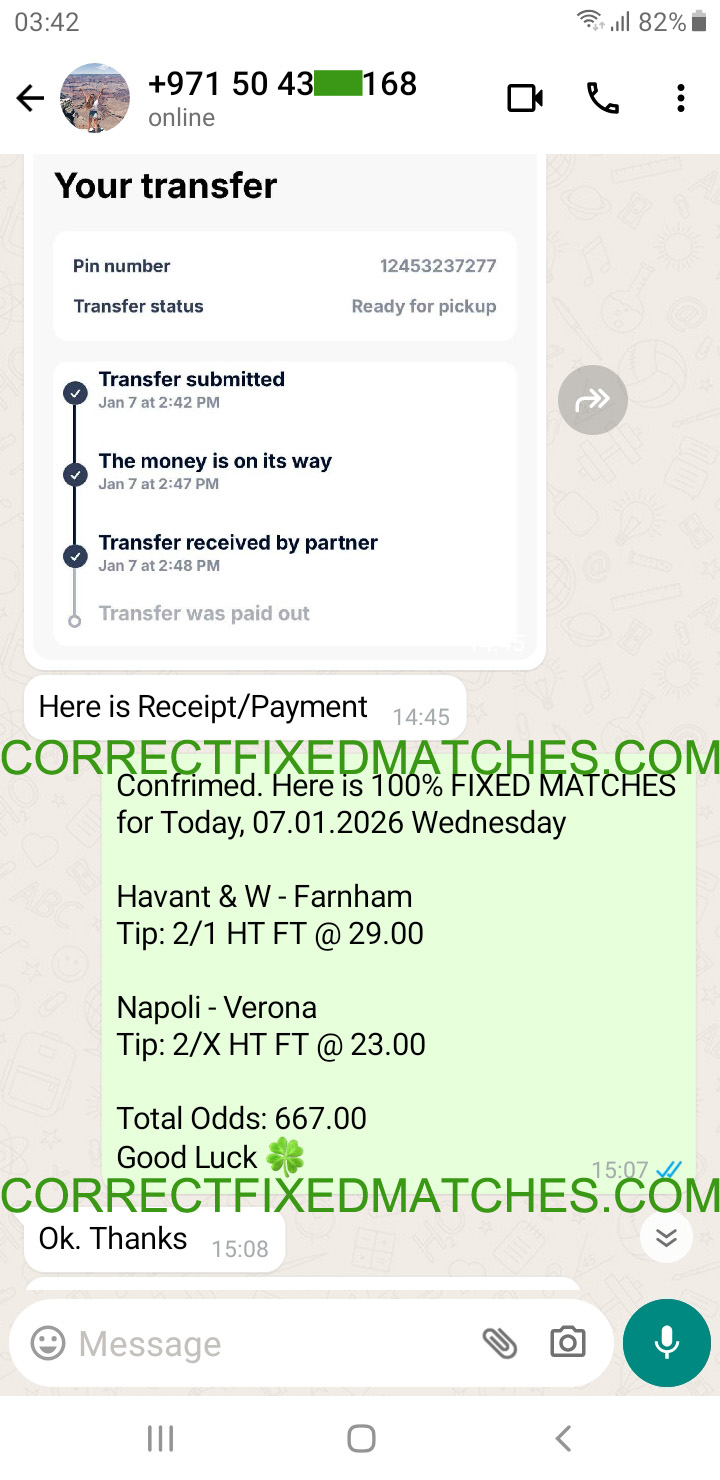 Correct Fixed Matches