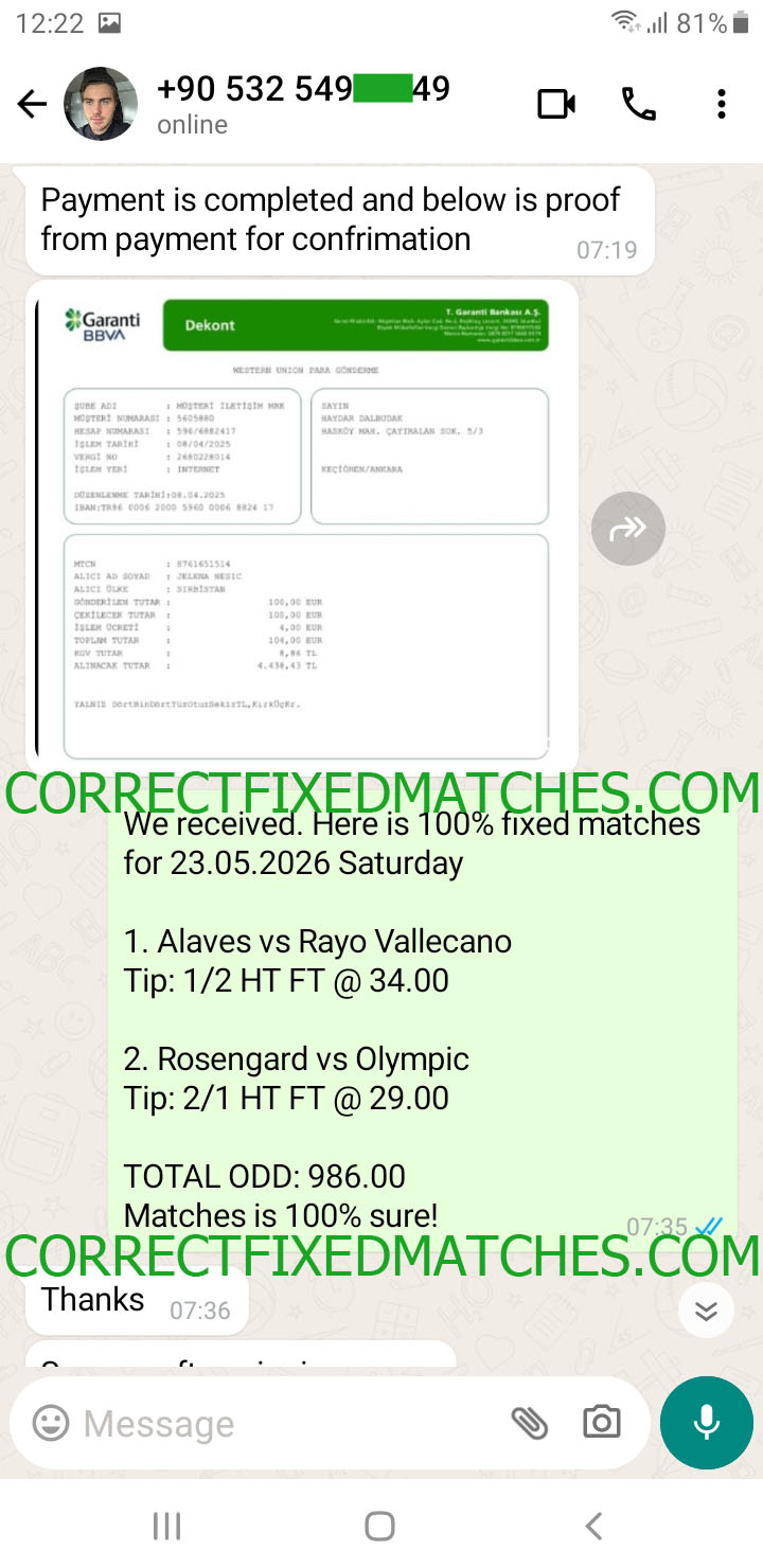 Fixed Match
