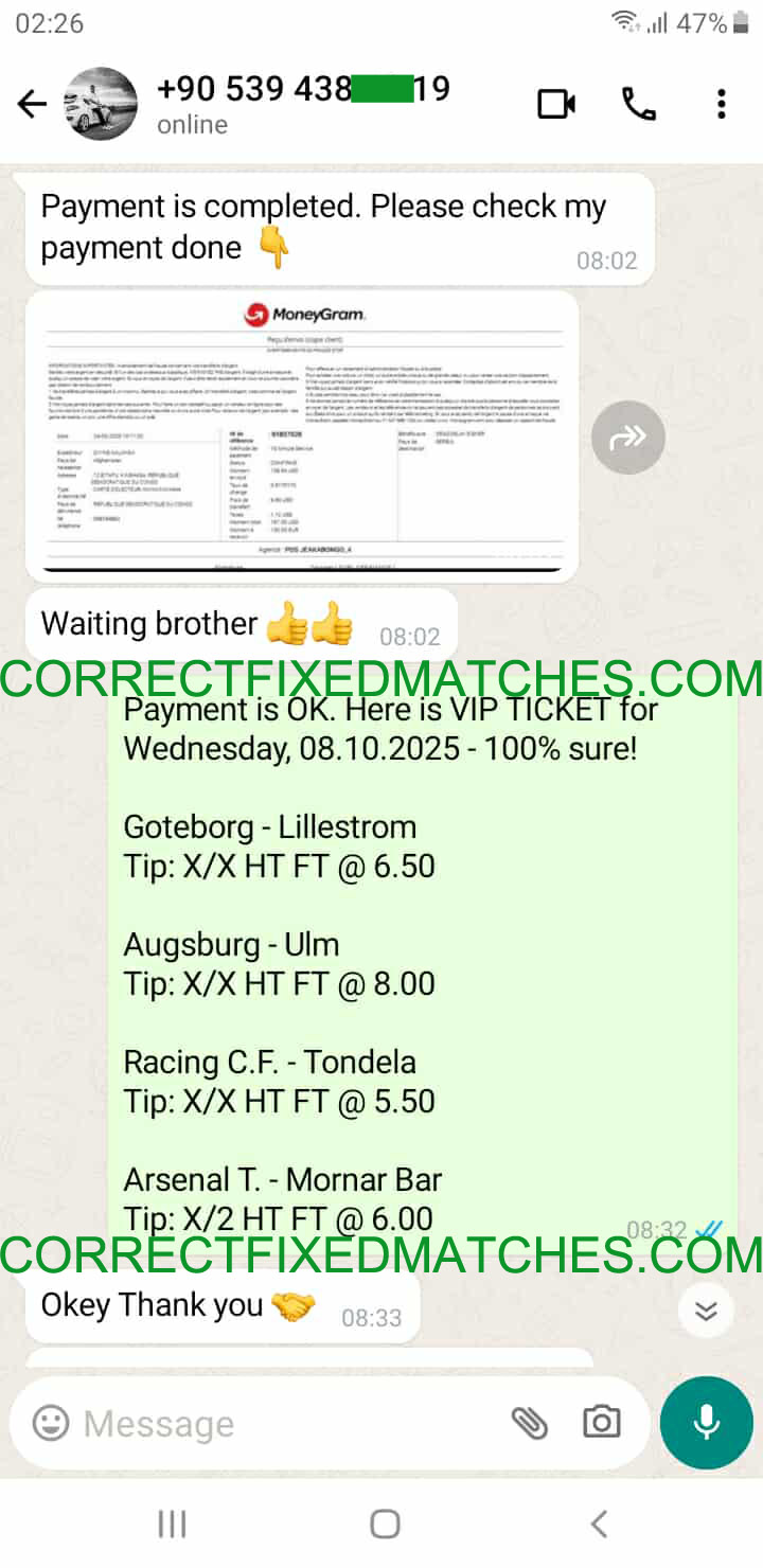 Correct Fixed Matches