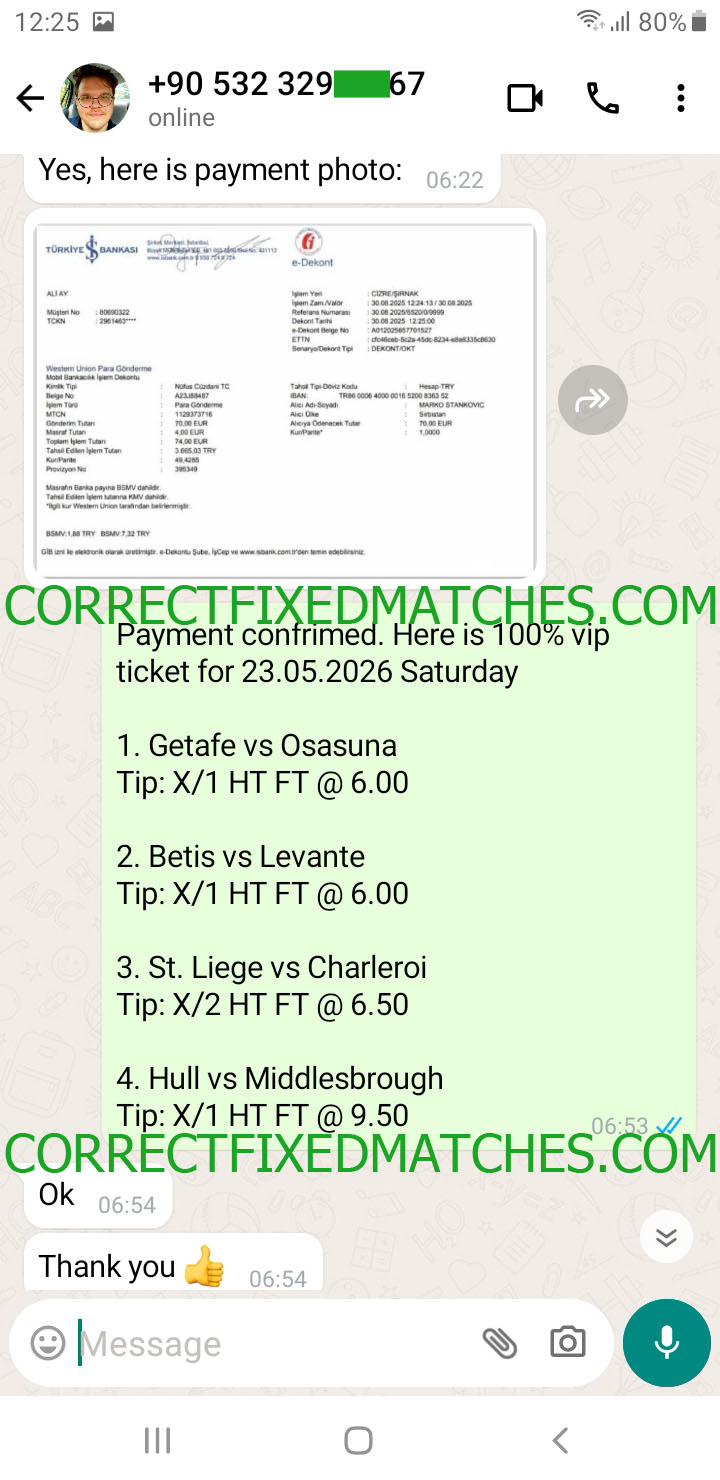 Fixed Matches