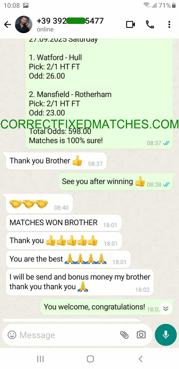 Correct Fixed Match