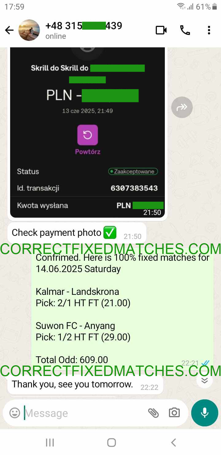 Fixed Matches