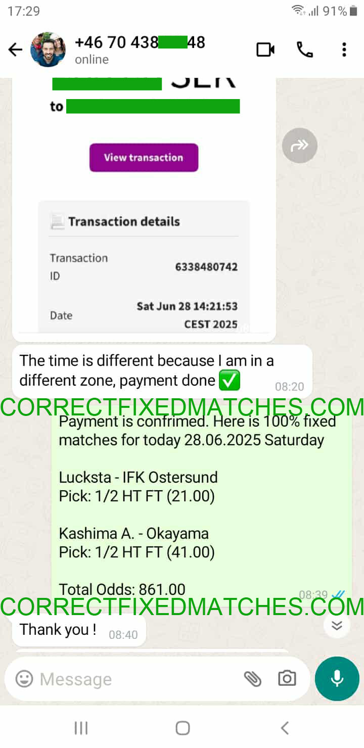 Fixed Matches