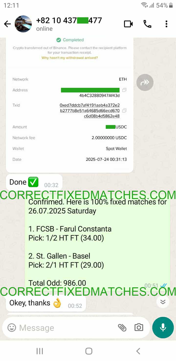 Correct Fixed Match