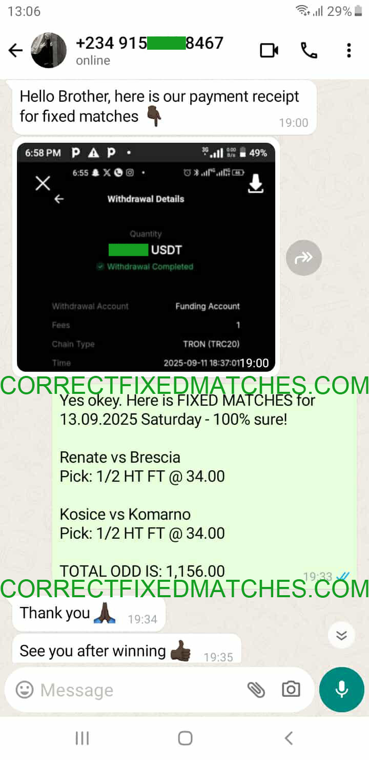 Fixed Matches
