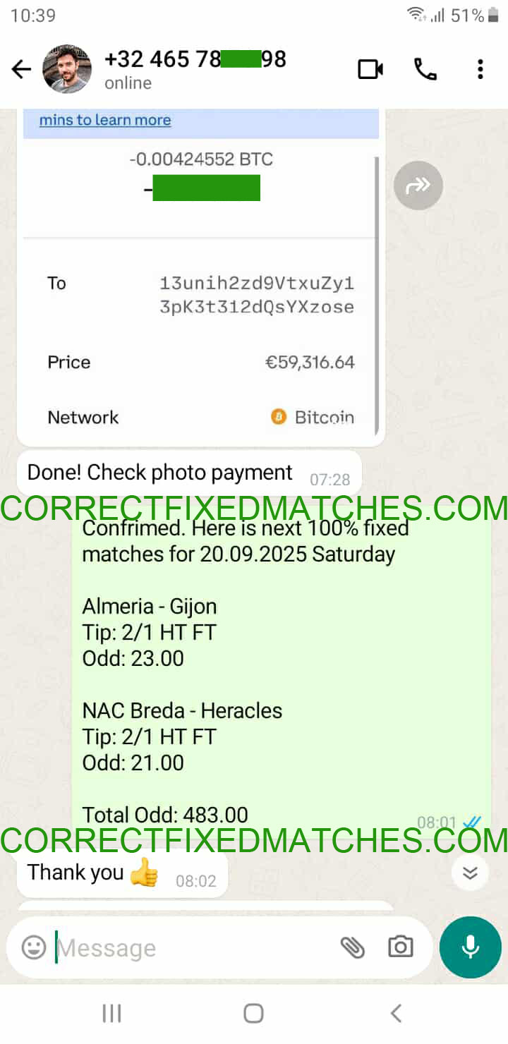 Correct Fixed Match