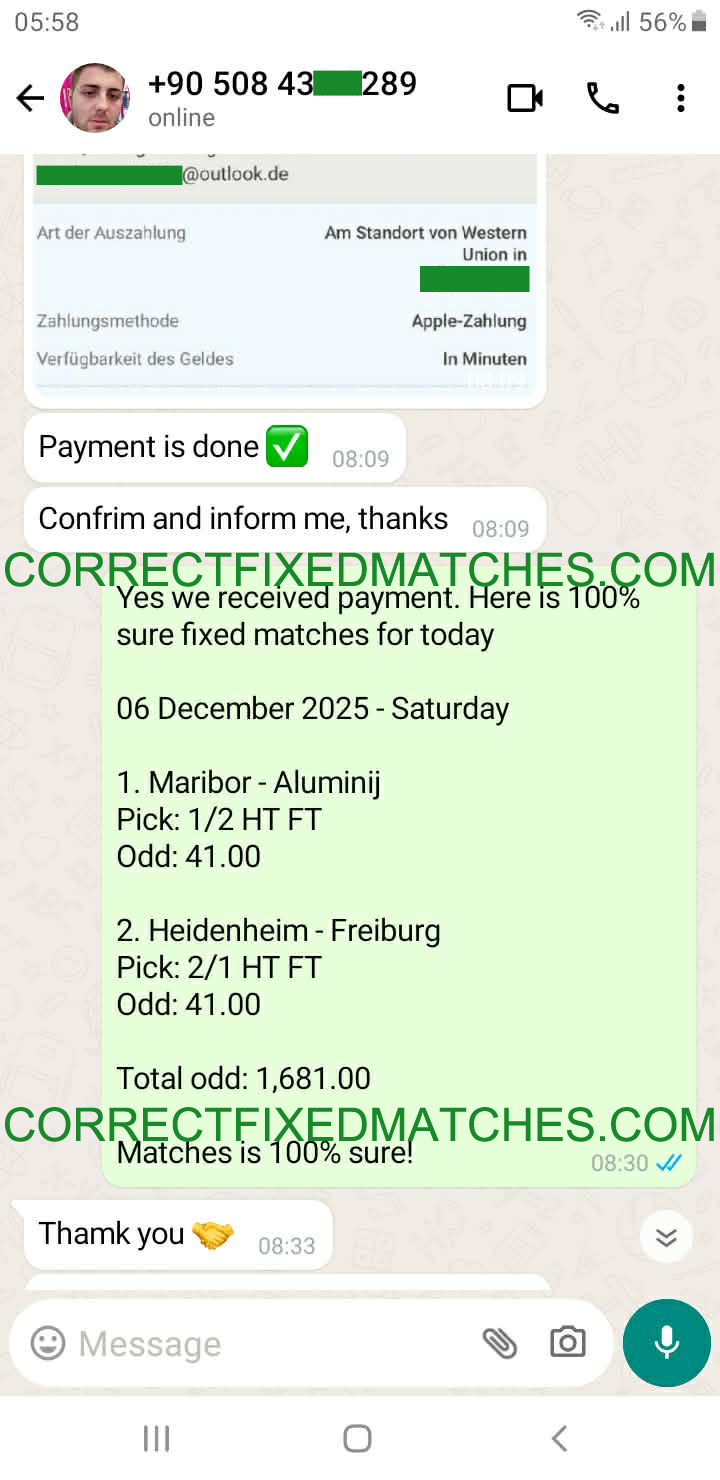 Fixed Match 100% Sure