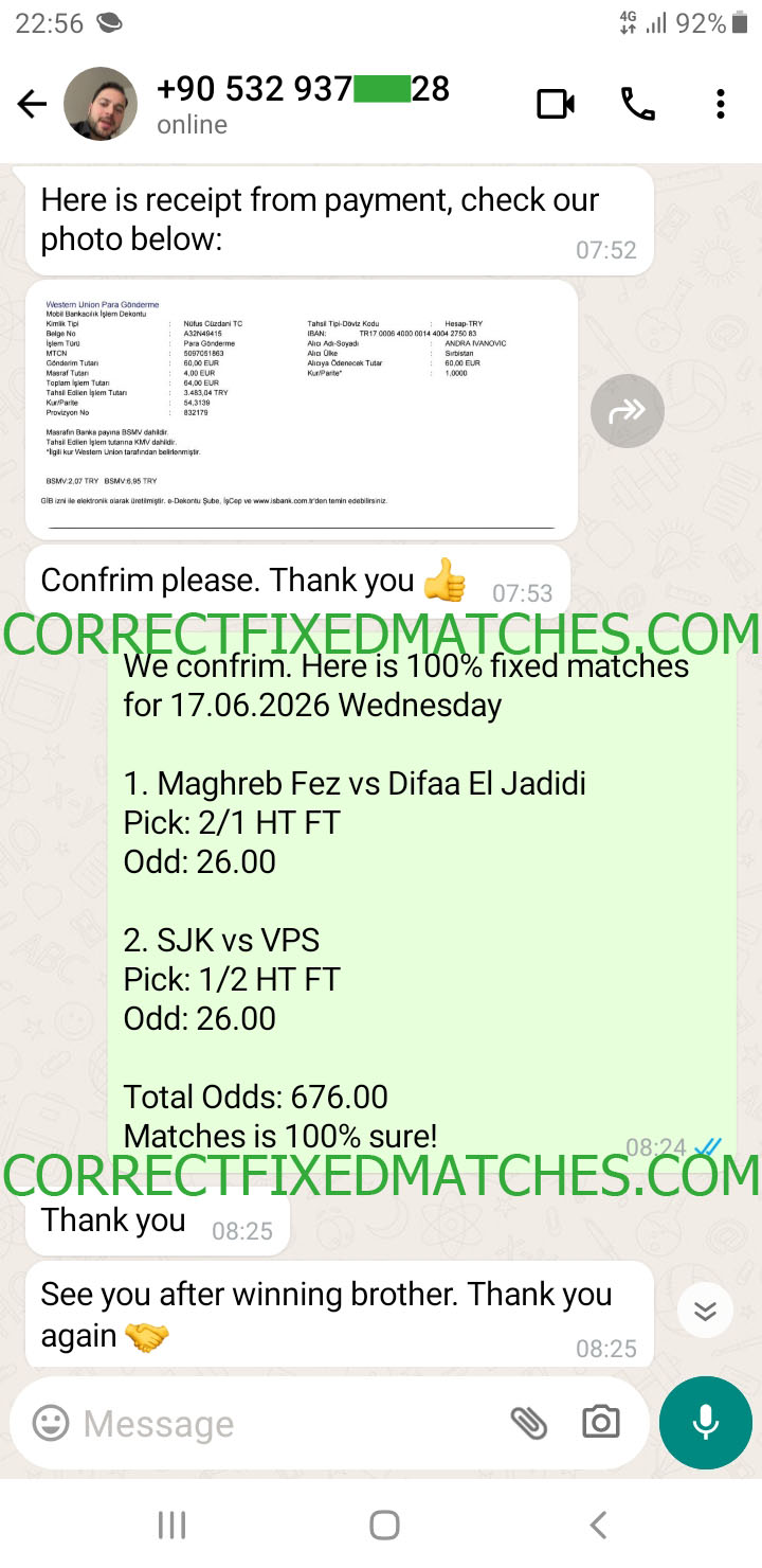 Fixed Matches