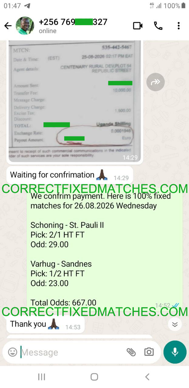 Correct Fixed Matches