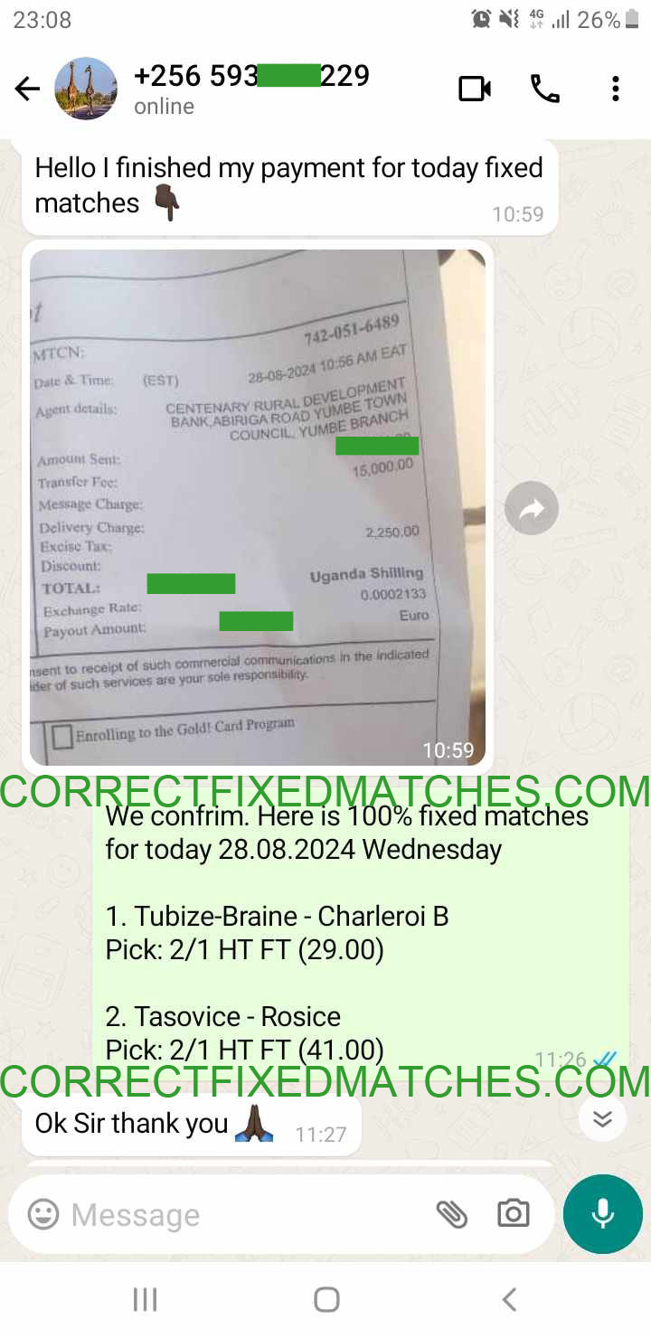 Correct Fixed Matches