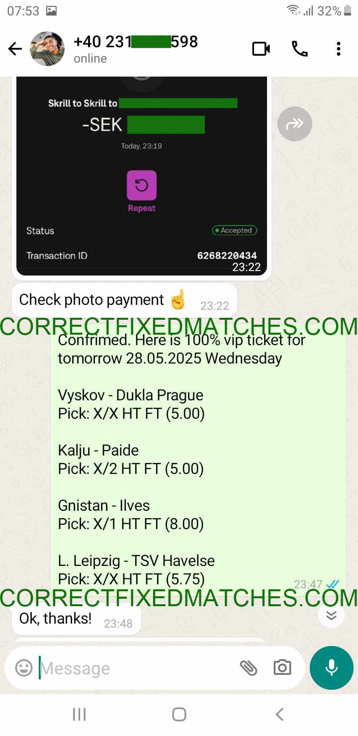Fixed Matches