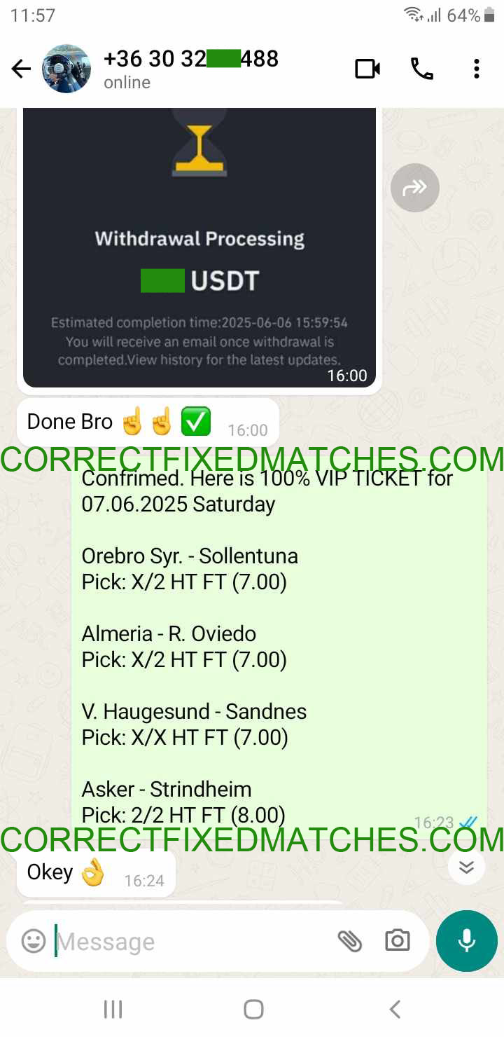 Correct Fixed Matches