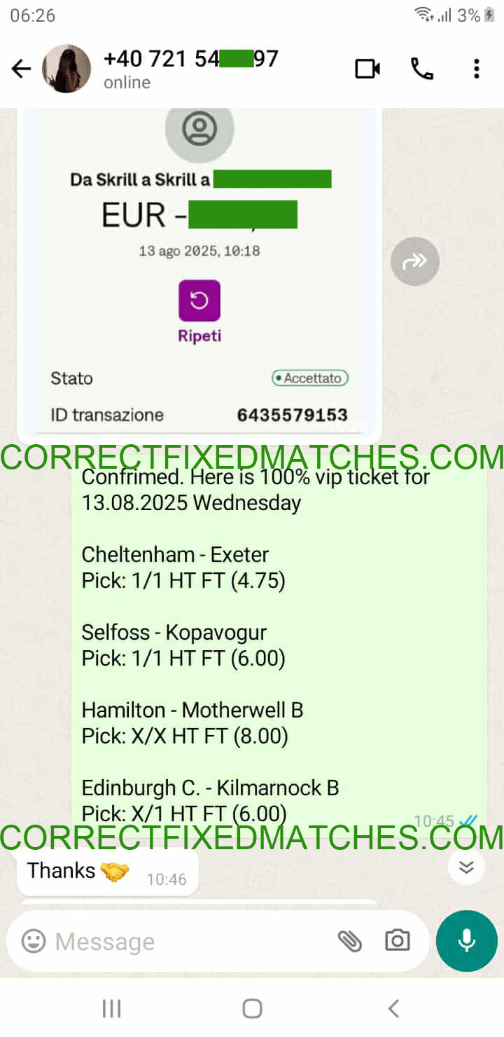 Fixed Matches