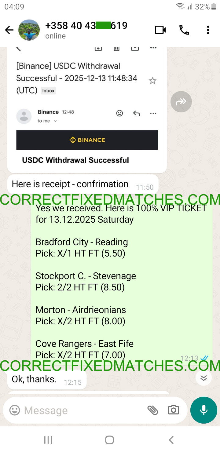 Fixed Match 100% Sure