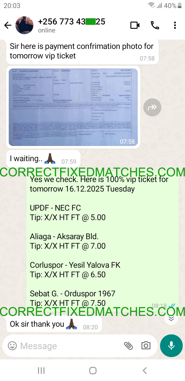 100% Secure Fixed Match