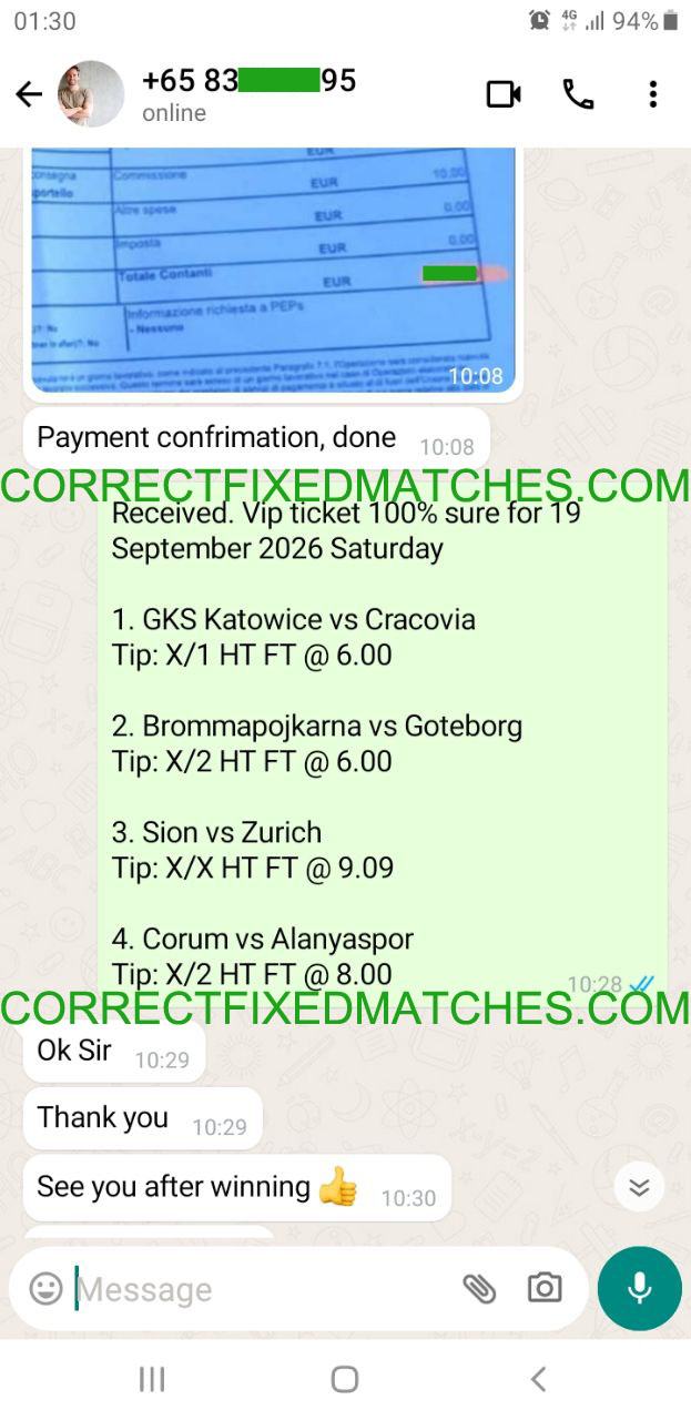 Single Fixed Matches