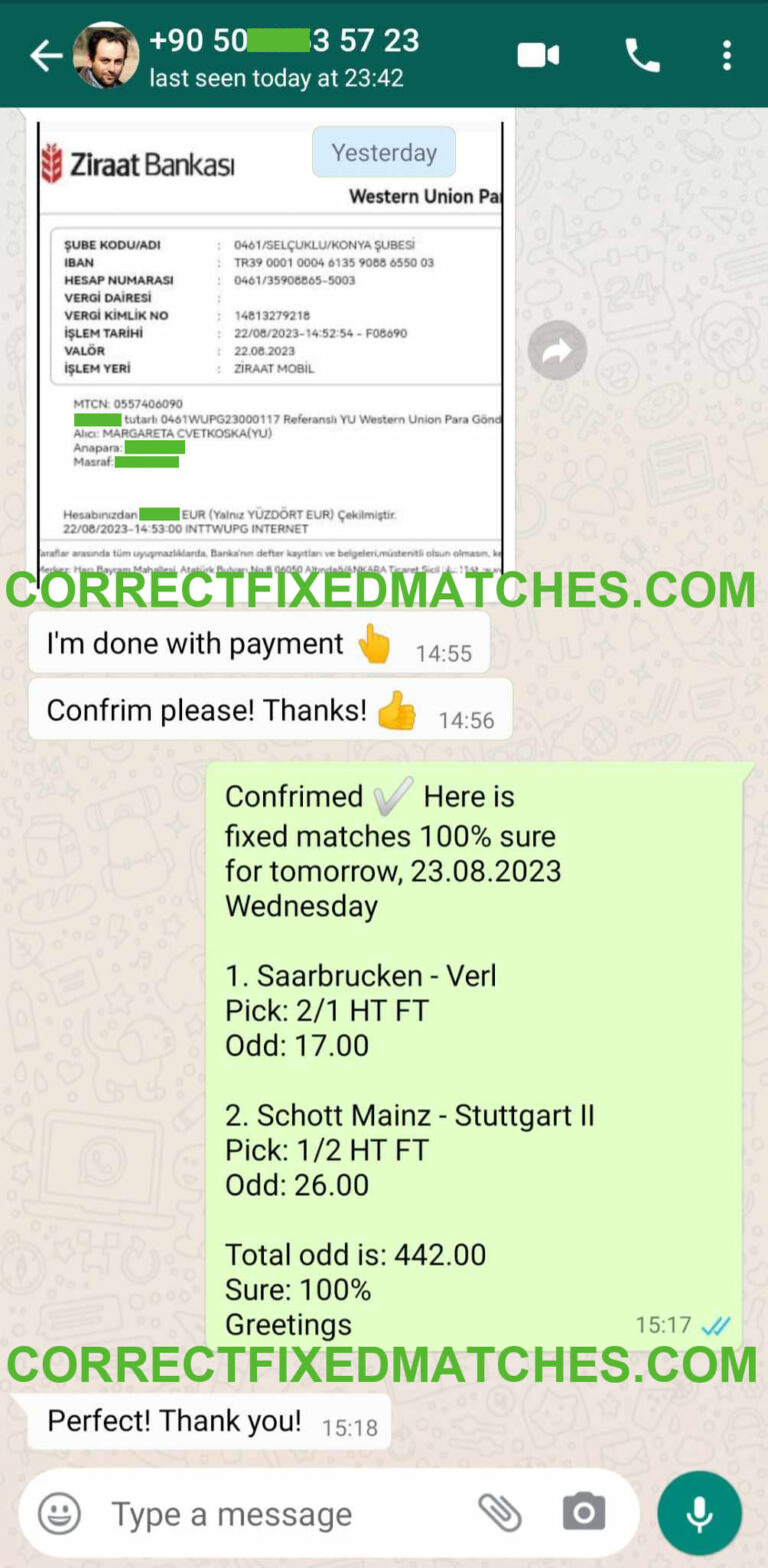 CORRECT FIXED MATCHES 100% SURE - Fixed Match, Best Fixed Matches ...