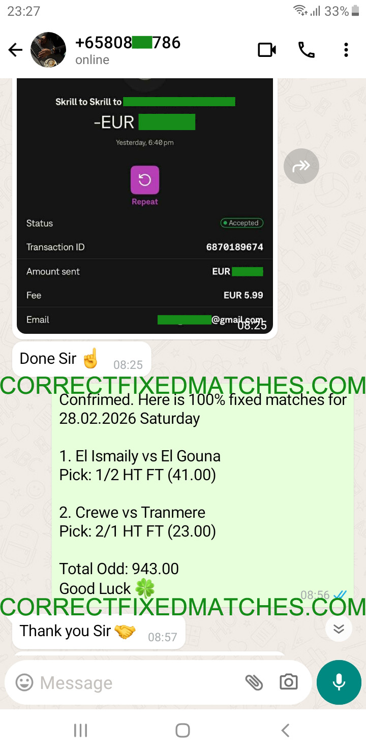 Fixed Matches