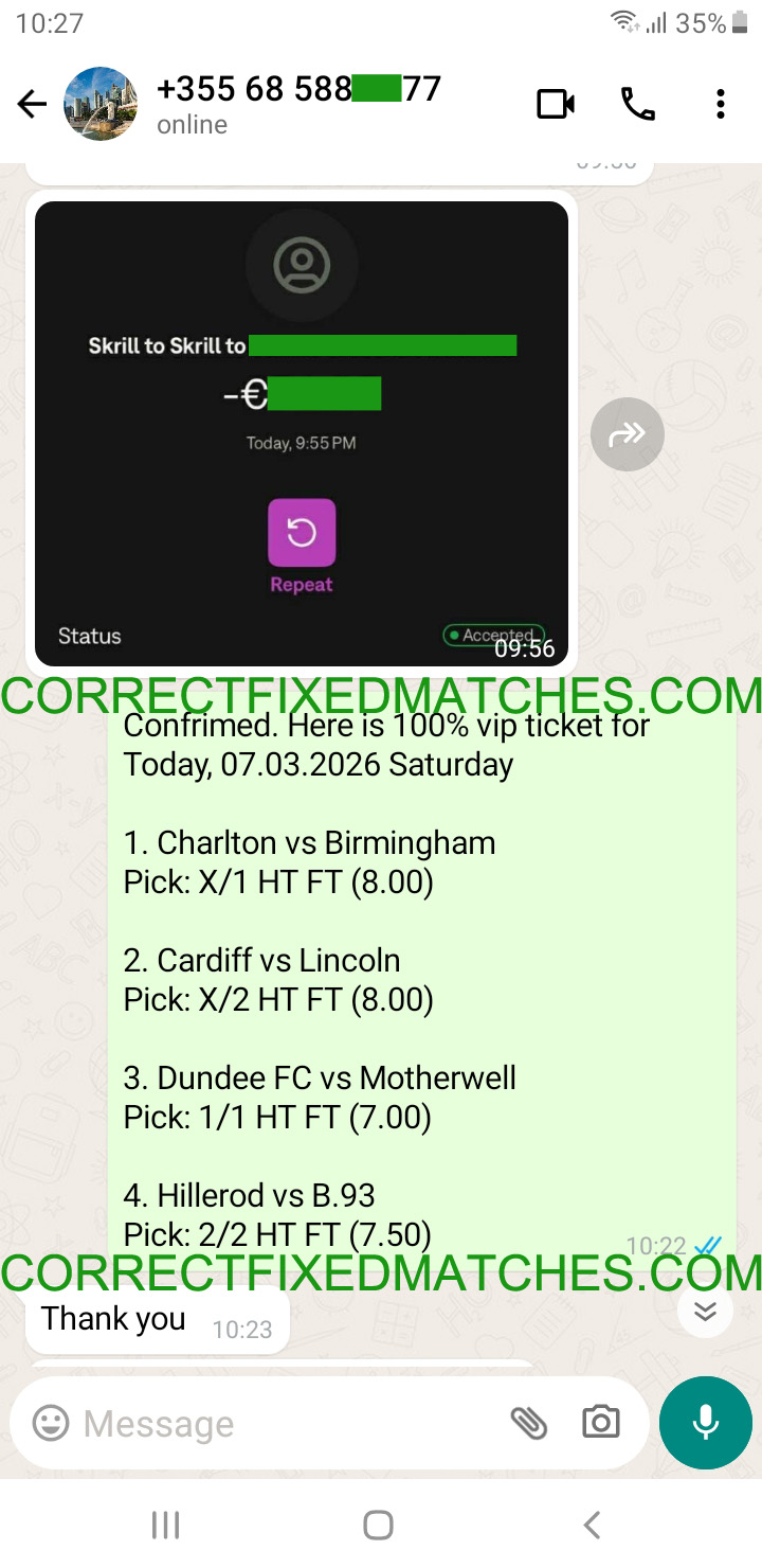 100% Genuine Fixed Match