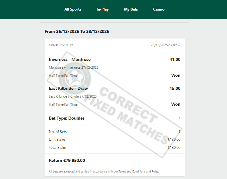 Football Fixed Match