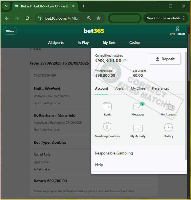 Fixed Matches