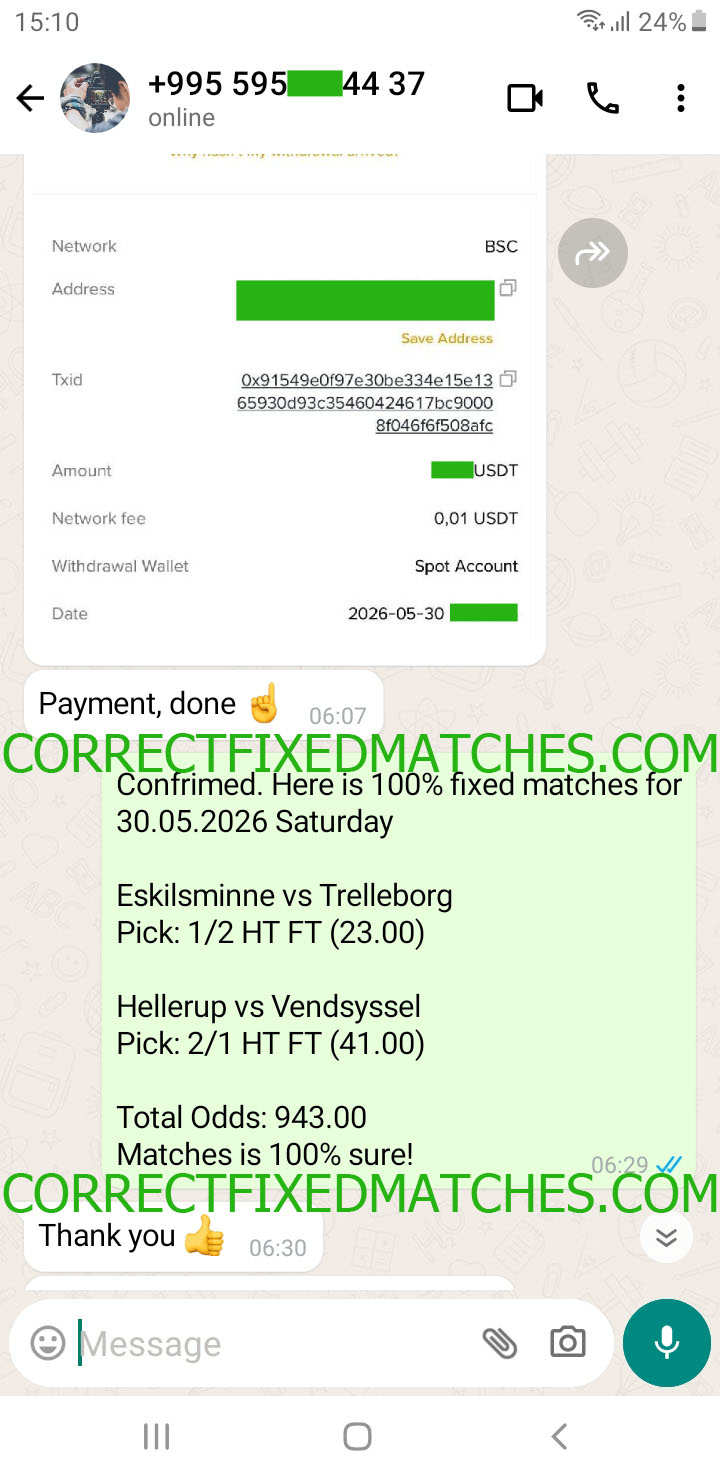 Correct Score Match