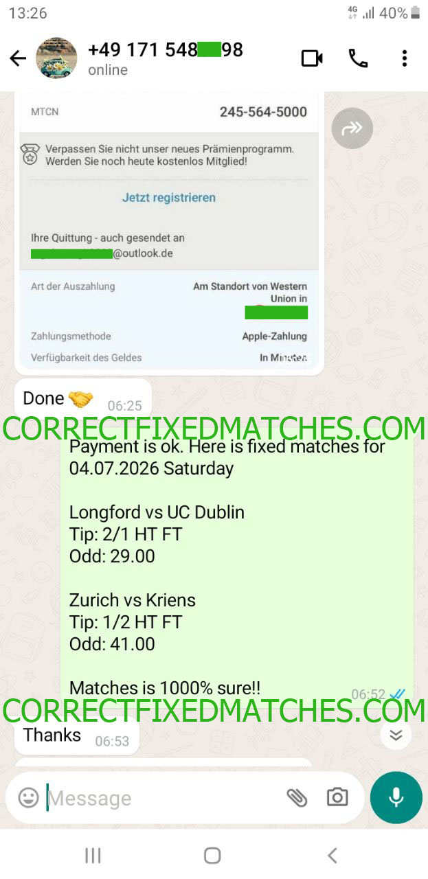 Fixed Matches