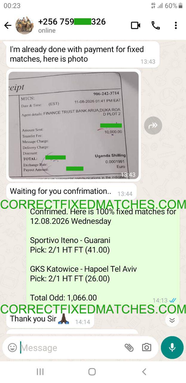 Correct Fixed Matches