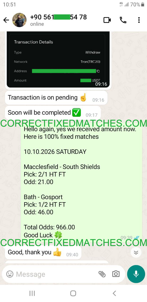Fixed Matches