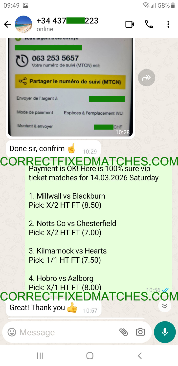 Correct Fixed Matches