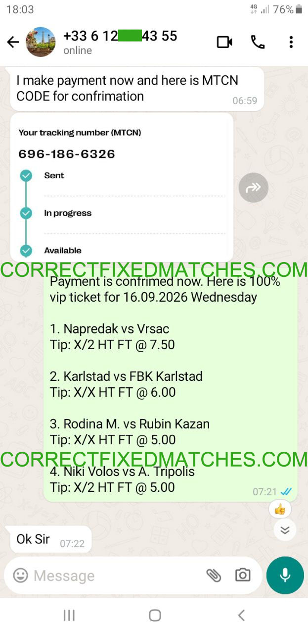 Fixed Matches