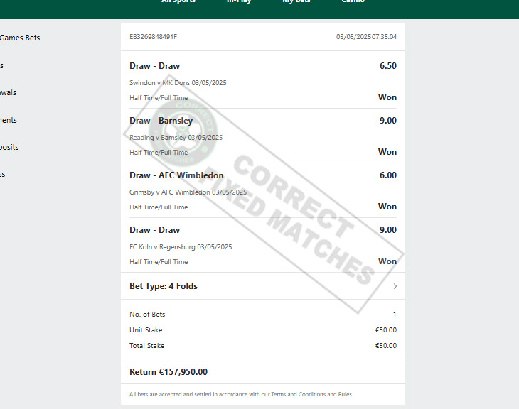 Fixed Matches