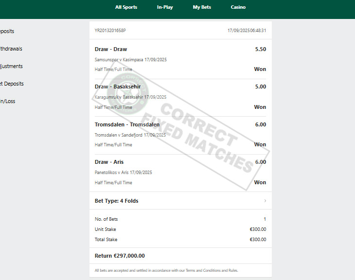 Correct Fixed Match