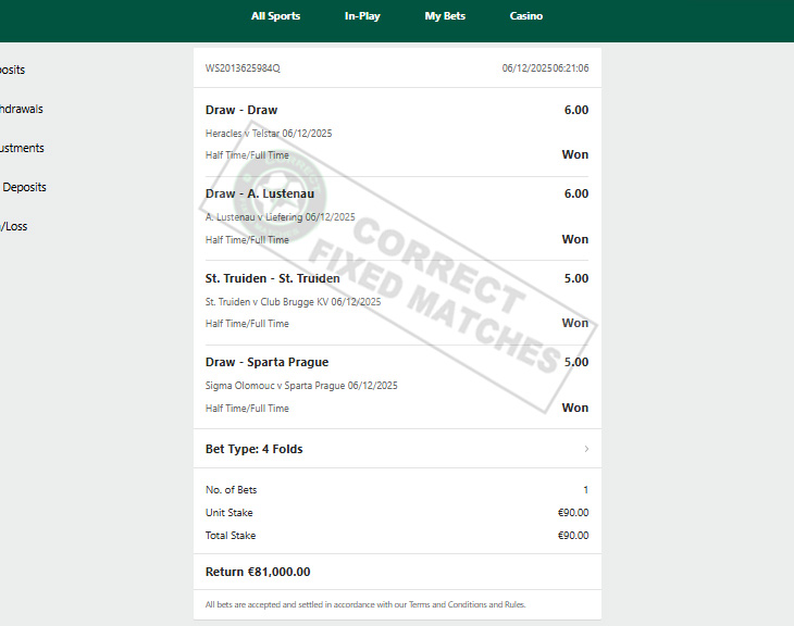 Sure Source Fixed Matches