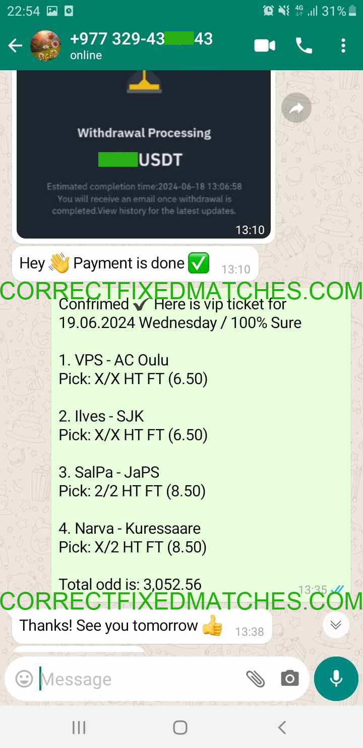 Match Soccer Fixed Tips